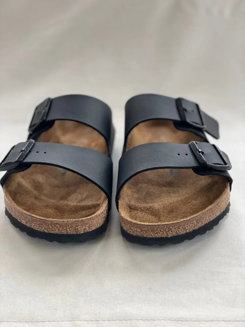 Birkenstock Arizona BS Regular Women 8 Men 6 Black Leather Sandal 0051791 Unisex - Picture 7 of 11
